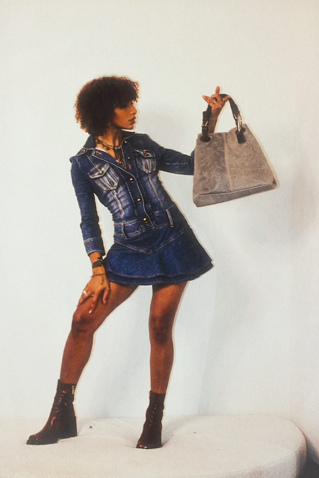 Brandy Baby Brittney Denim Mini-Dress