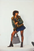 BOWEYS BRANDY BABY faux fur trim jacket ★