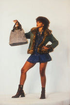 BOWEYS BRANDY BABY faux fur trim jacket ★