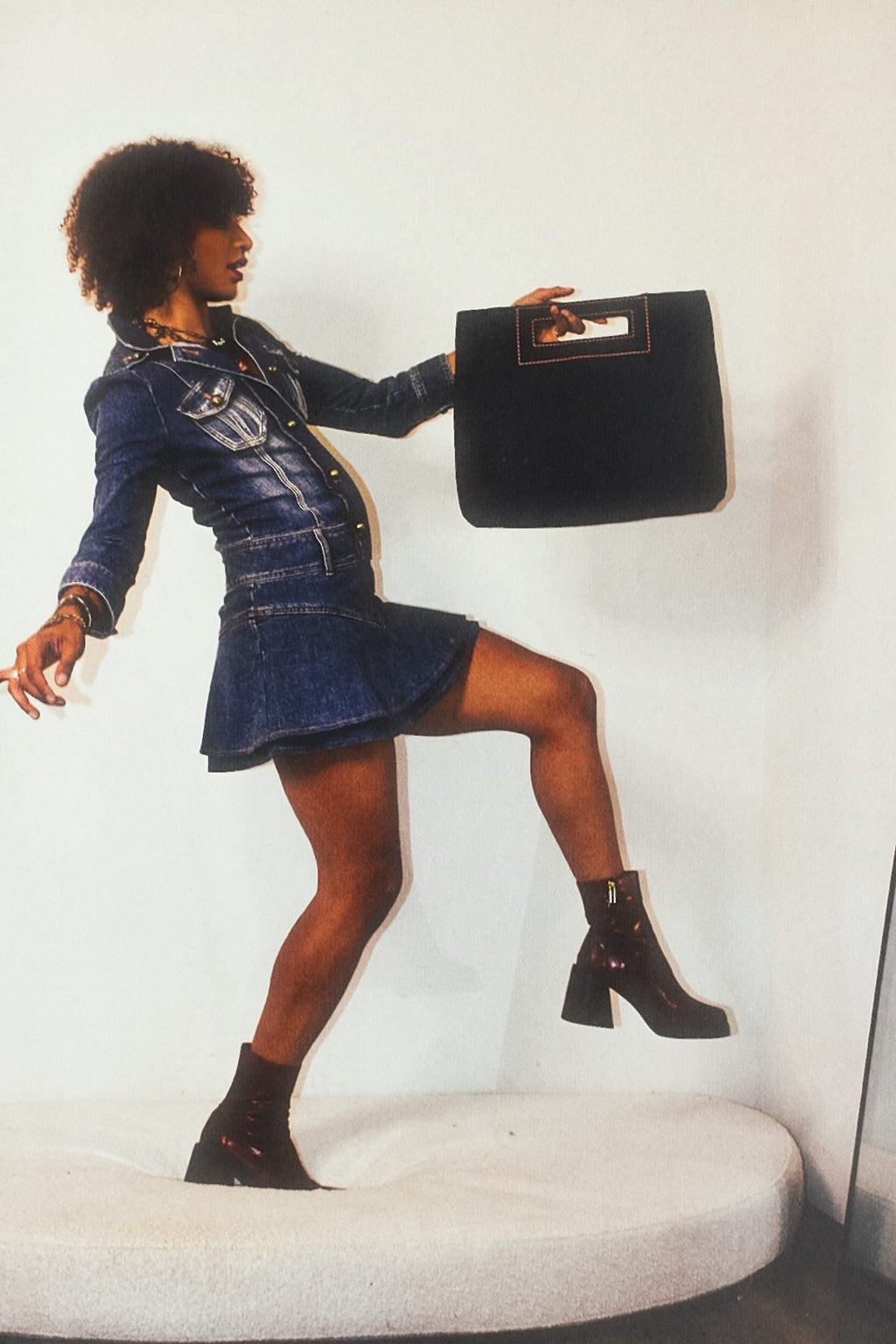 Brandy Baby Brittney Denim Mini-Dress