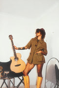 Brandy Baby Mod Print Acrylic Jacket