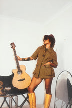 Brandy Baby Mod Print Acrylic Jacket