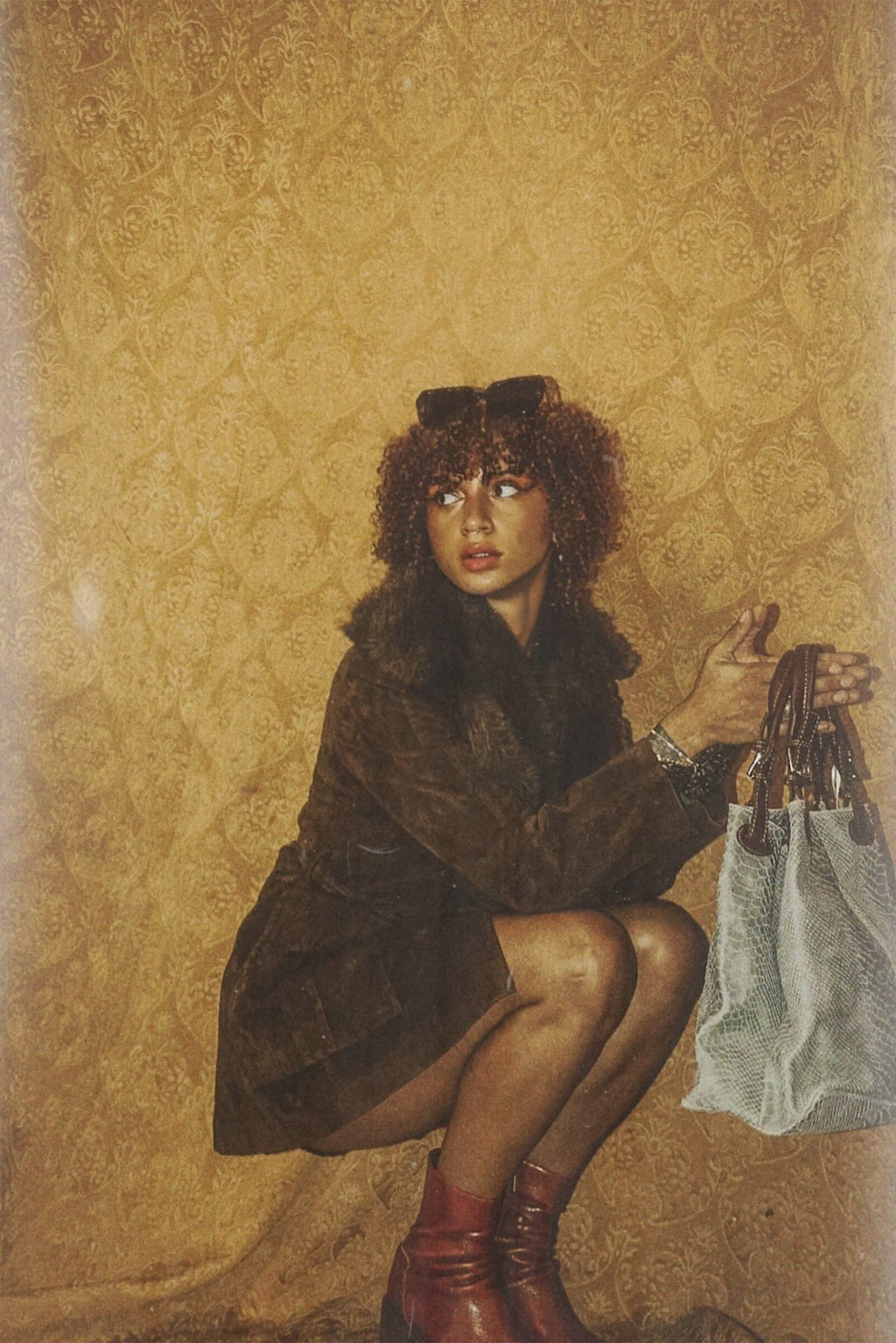 Brandy Baby Vintage Chocolate Velveteen Penny Lane Jacket
