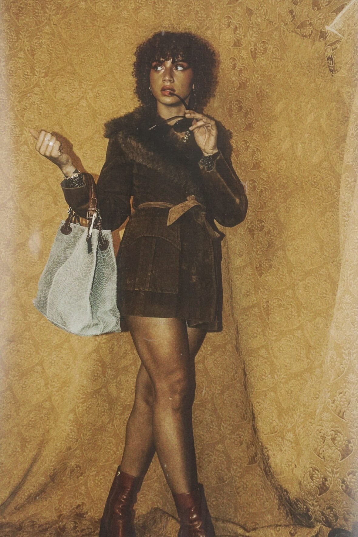 Brandy Baby Vintage Chocolate Velveteen Penny Lane Jacket