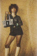 Vintage Exotic Stingray & Snake Leather Patchwork Tote