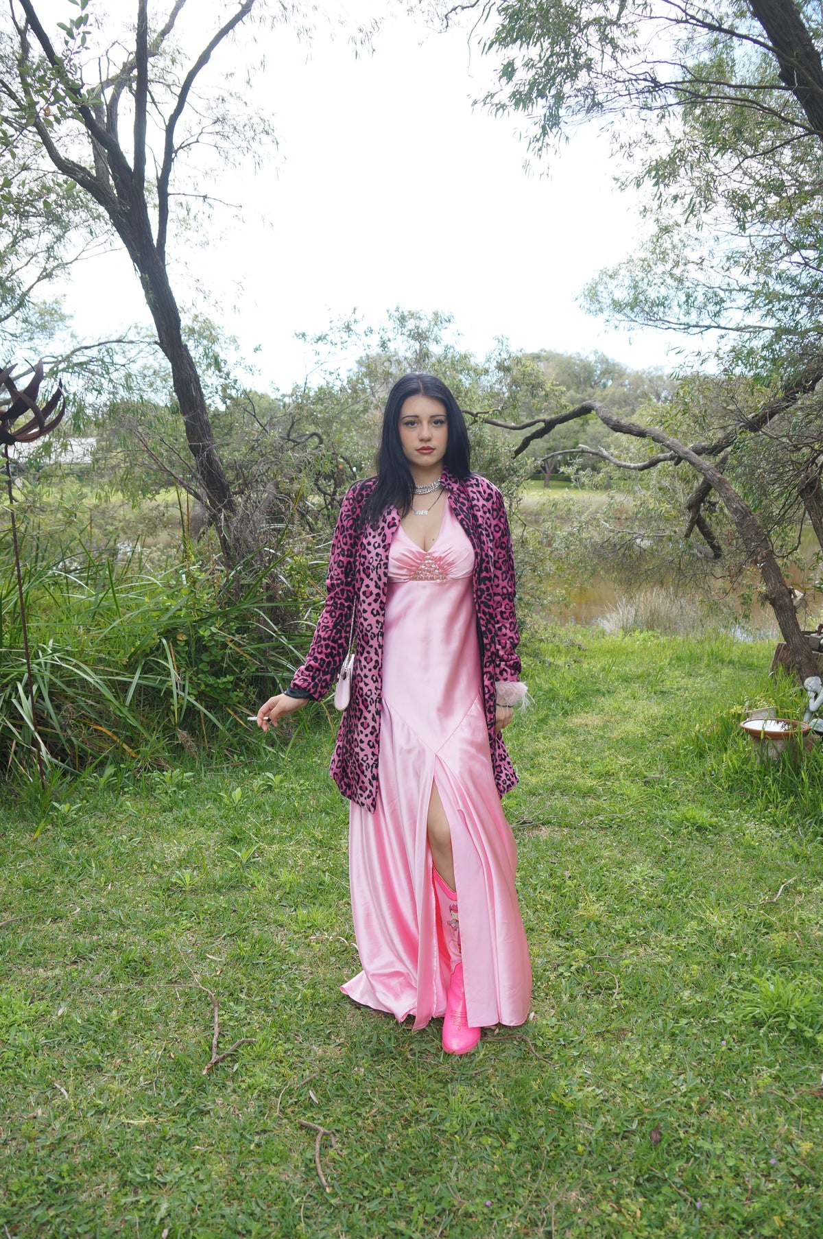 The WiLD CHiLD Hot Pink Leopard Print Statement Coat