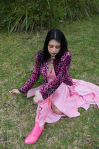 The WiLD CHiLD Hot Pink Leopard Print Statement Coat