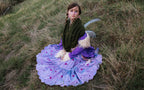 Y2K Lavender Embroidered Fairy Skirt