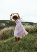 1950s Lilac Lace Pretty Petal Dress