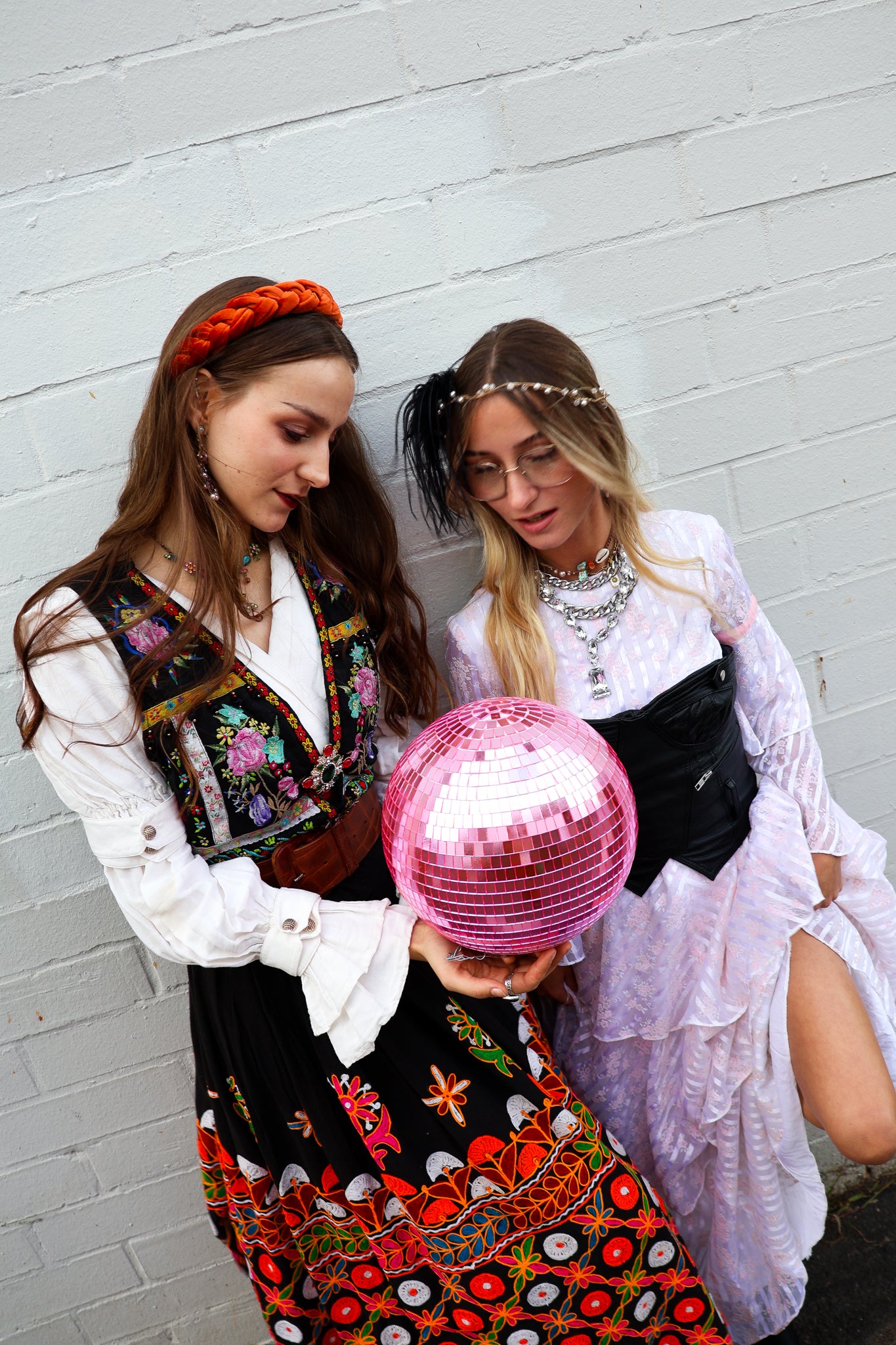 AJE Cropped Moonlit Pirate Blouse